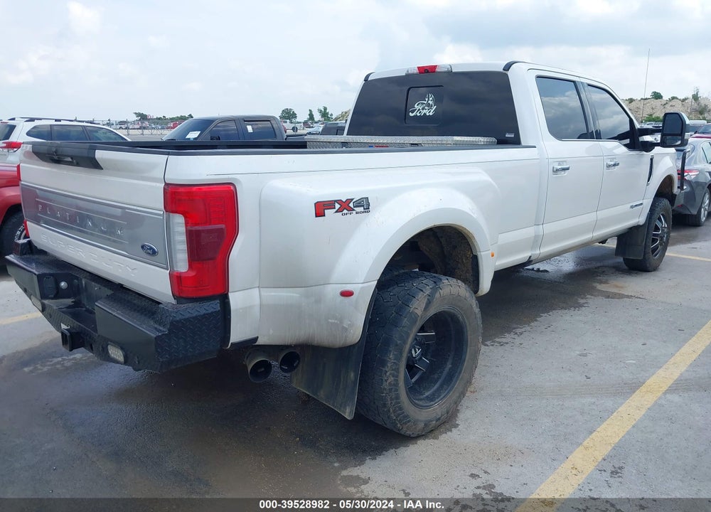 2019 FORD F-350 PLATINUM VIN: 1FT8W3DT8KEF33890