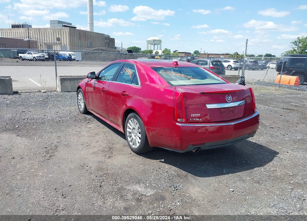 2012 CADILLAC CTS LUXURY VIN: 1G6DG5E52C0117164