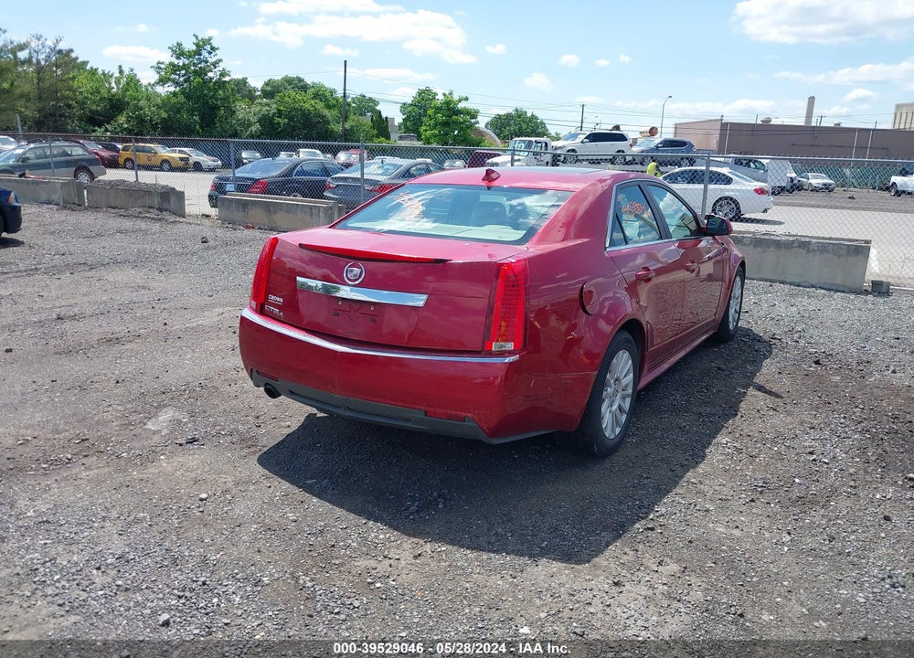 2012 CADILLAC CTS LUXURY VIN: 1G6DG5E52C0117164