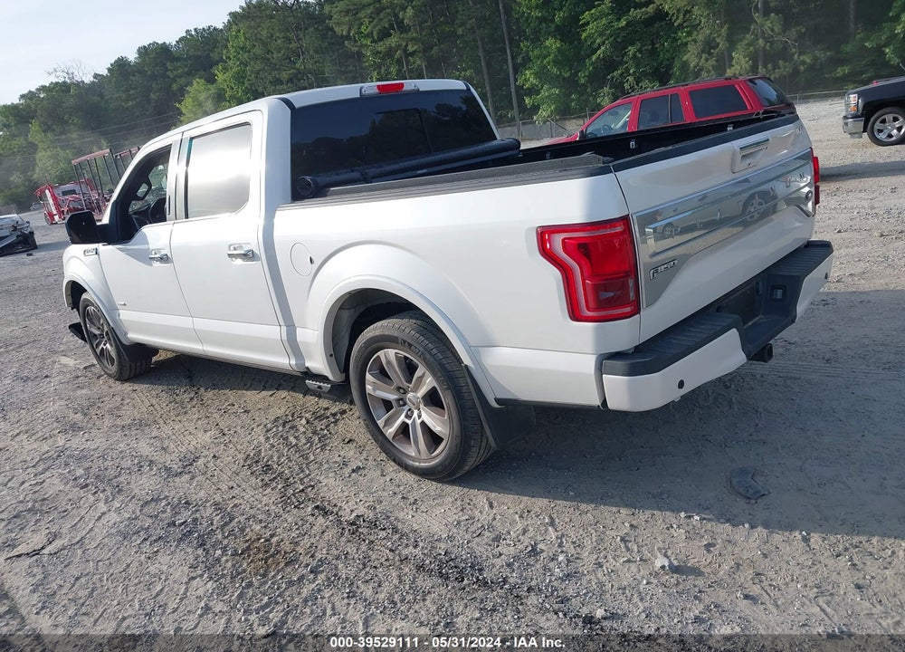 2015 FORD F-150 PLATINUM VIN: 1FTEW1CG6FFB86796