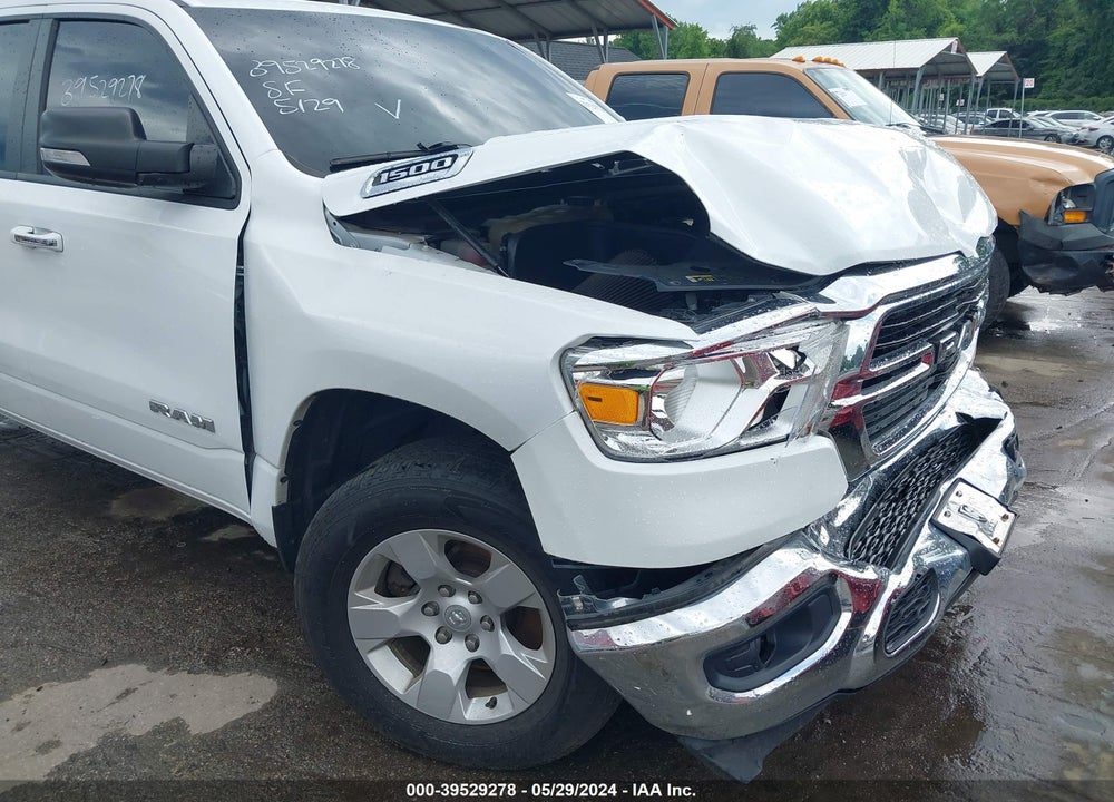 2019 RAM 1500 BIG HORN/LONE STAR 4X4 5'7 BOX VIN: 1C6RRFFGXKN907615