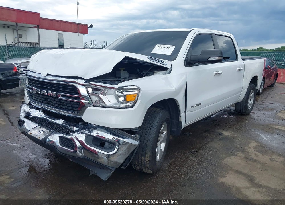 2019 RAM 1500 BIG HORN/LONE STAR 4X4 5'7 BOX VIN: 1C6RRFFGXKN907615