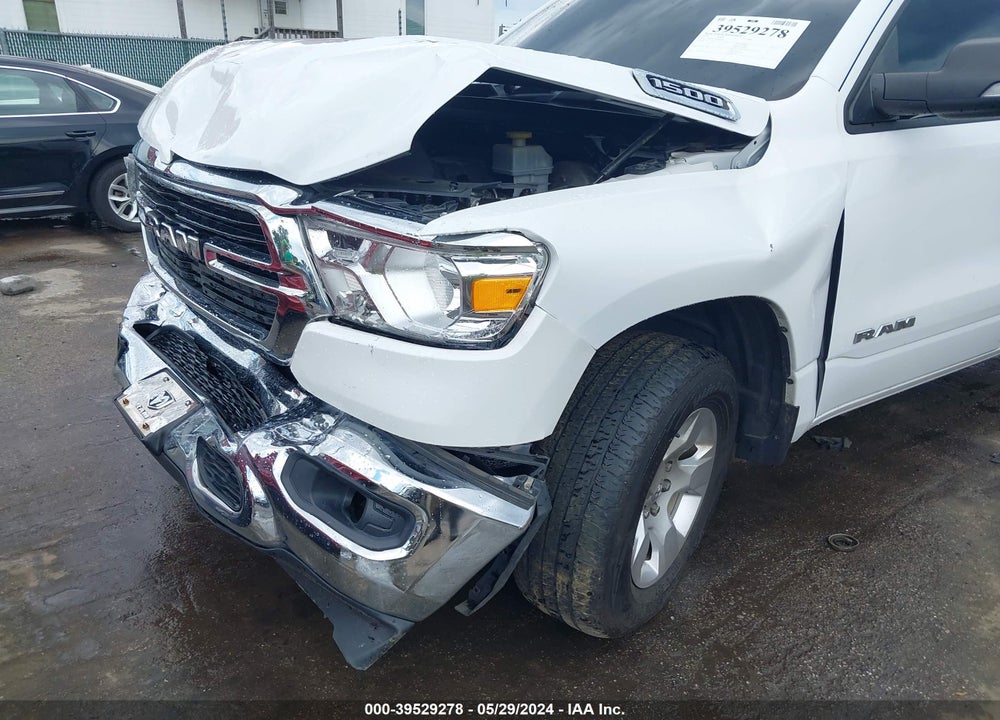2019 RAM 1500 BIG HORN/LONE STAR 4X4 5'7 BOX VIN: 1C6RRFFGXKN907615