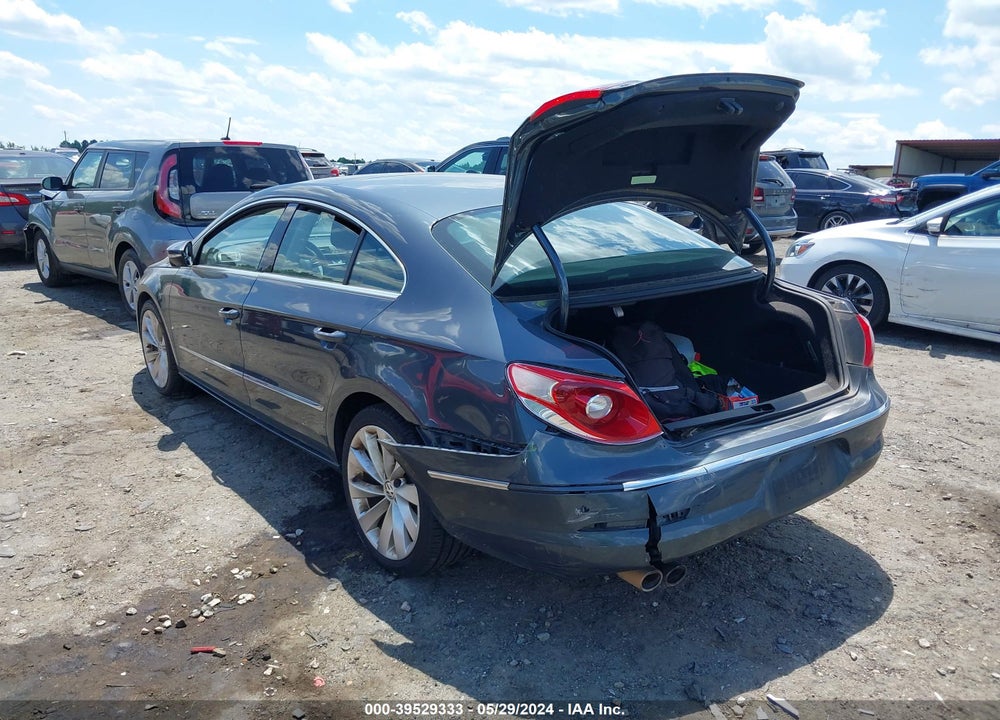 2012 VOLKSWAGEN CC LUX LIMITED VIN: WVWHP7AN4CE534143
