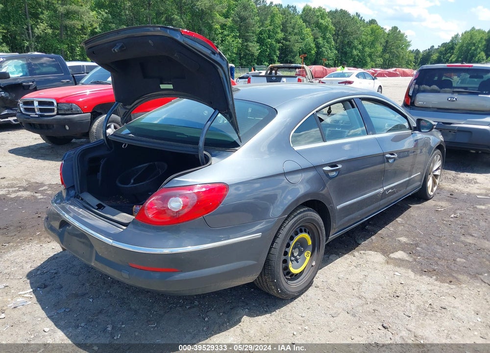 2012 VOLKSWAGEN CC LUX LIMITED VIN: WVWHP7AN4CE534143