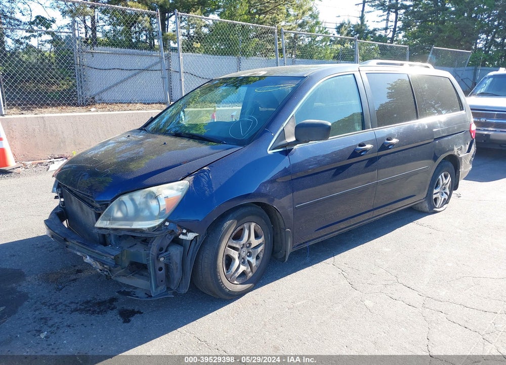 2006 HONDA ODYSSEY EX VIN: 5FNRL38446B012167