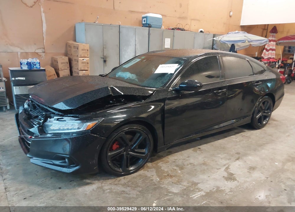 2021 HONDA ACCORD SPORT VIN: 1HGCV1F33MA101637