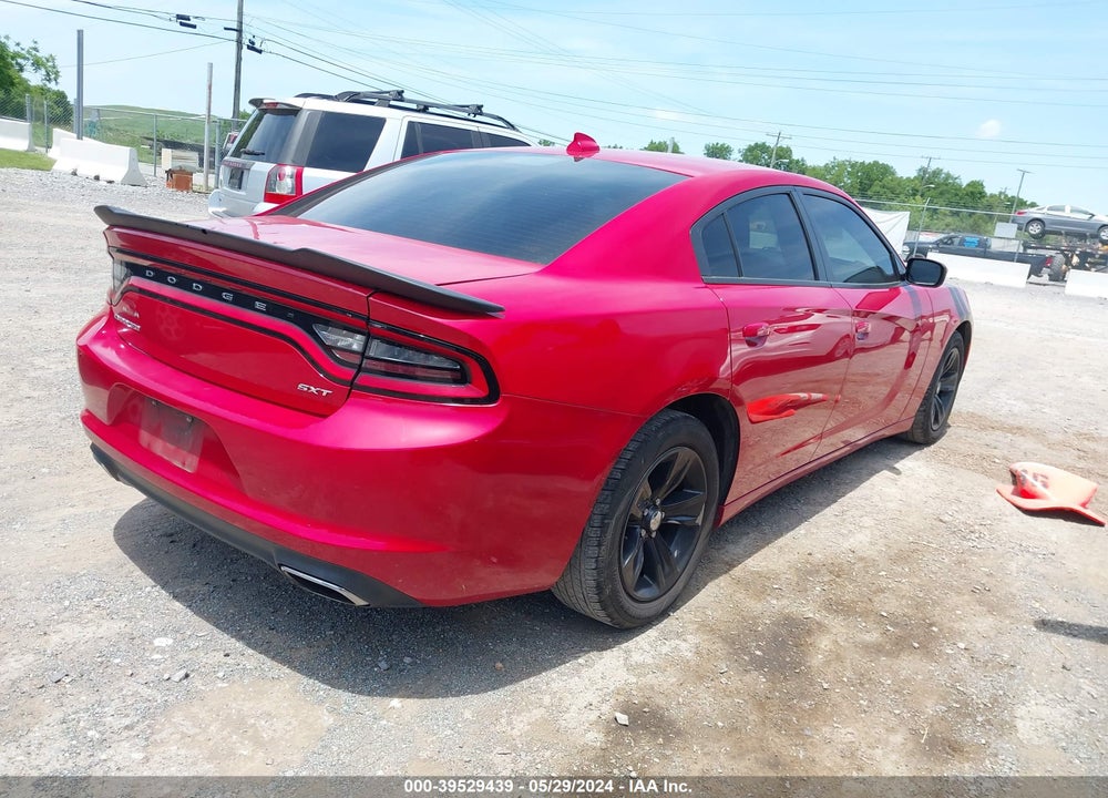 2016 DODGE CHARGER SXT VIN: 2C3CDXHG4GH187197