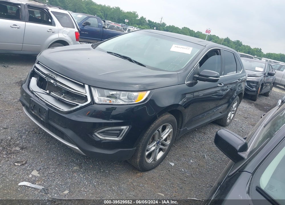 2017 FORD EDGE TITANIUM VIN: 2FMPK4K83HBB87226