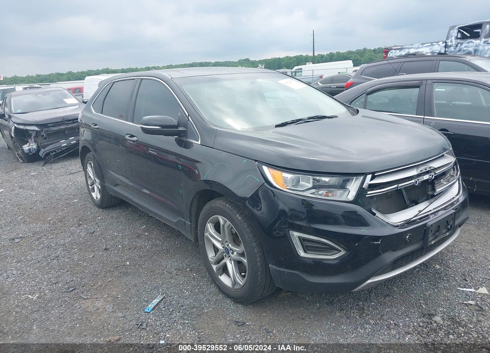 2017 FORD EDGE TITANIUM VIN: 2FMPK4K83HBB87226
