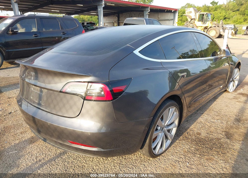 2018 TESLA MODEL 3 LONG RANGE/PERFORMANCE VIN: 5YJ3E1EB5JF105814