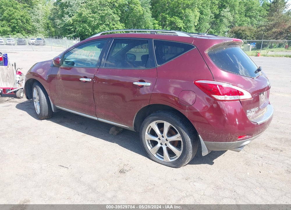2012 NISSAN MURANO LE VIN: JN8AZ1MW4CW212274