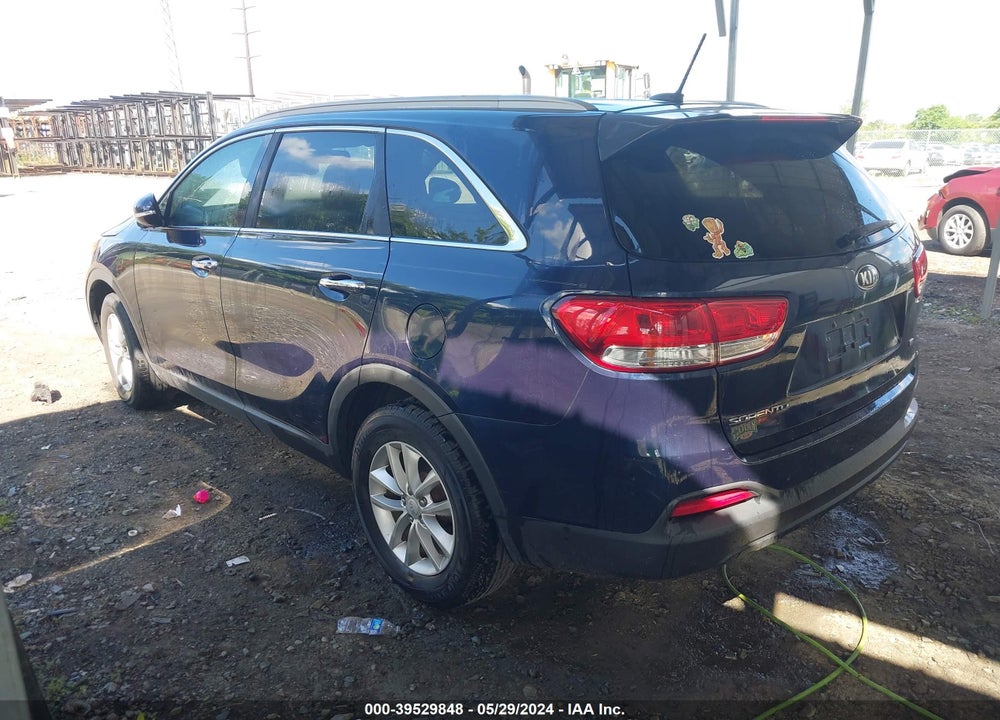2016 KIA SORENTO 2.4L LX VIN: 5XYPG4A31GG098602