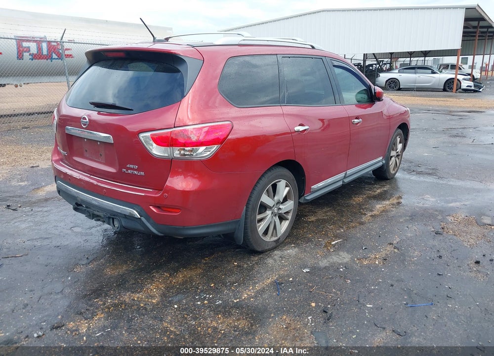 2015 NISSAN PATHFINDER PLATINUM VIN: 5N1AR2MM6FC685434