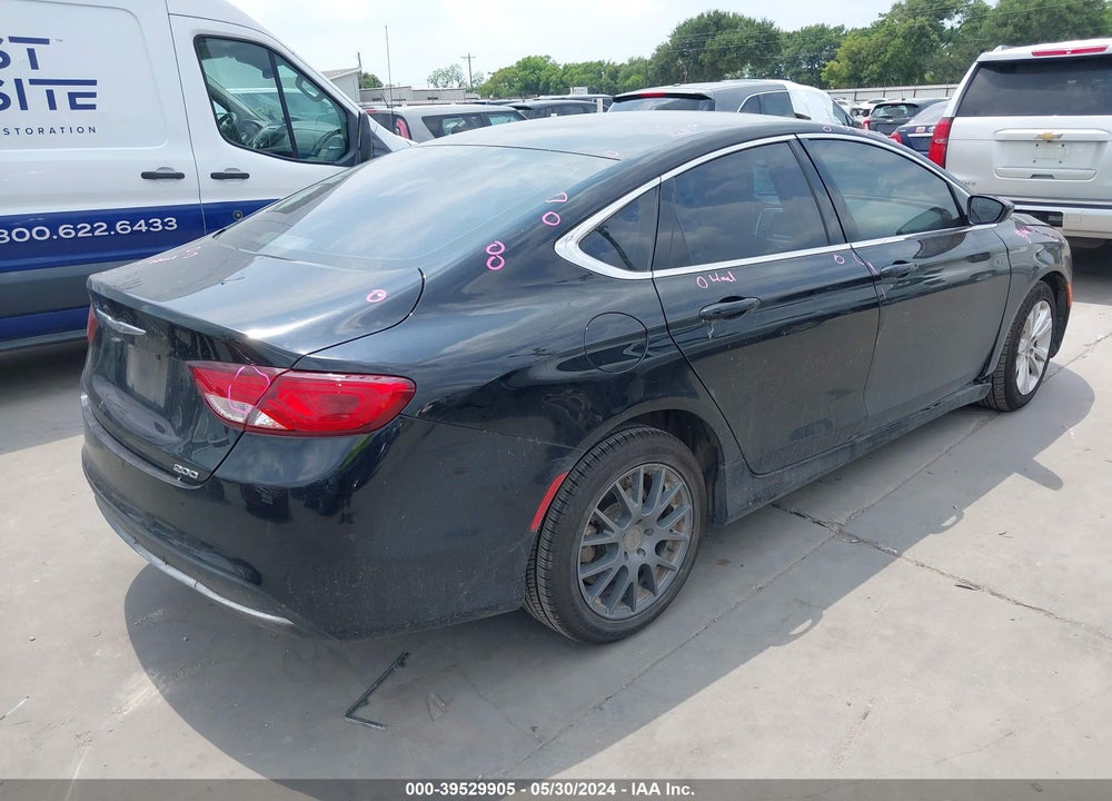 2016 CHRYSLER 200 LIMITED VIN: 1C3CCCAB4GN103851