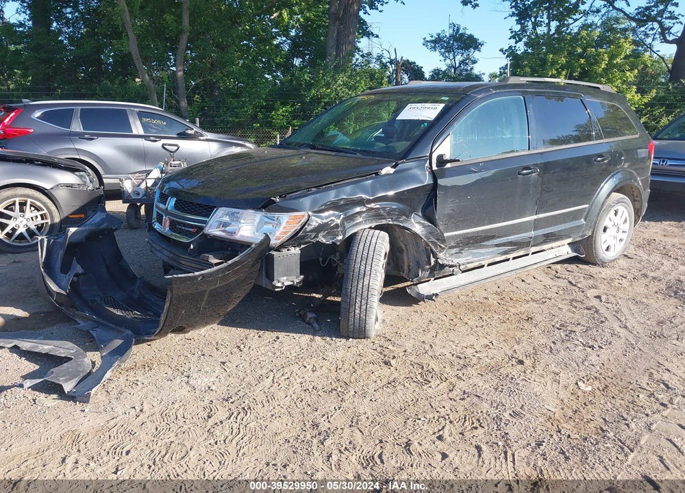 2018 DODGE JOURNEY SE VIN: 3C4PDCAB9JT521503