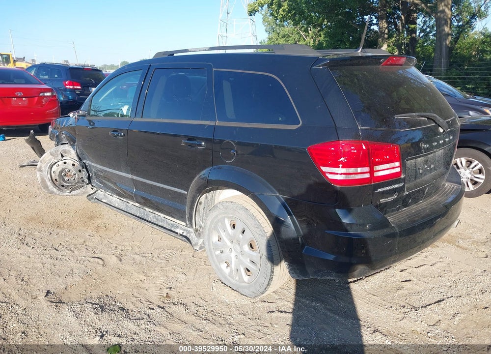 2018 DODGE JOURNEY SE VIN: 3C4PDCAB9JT521503