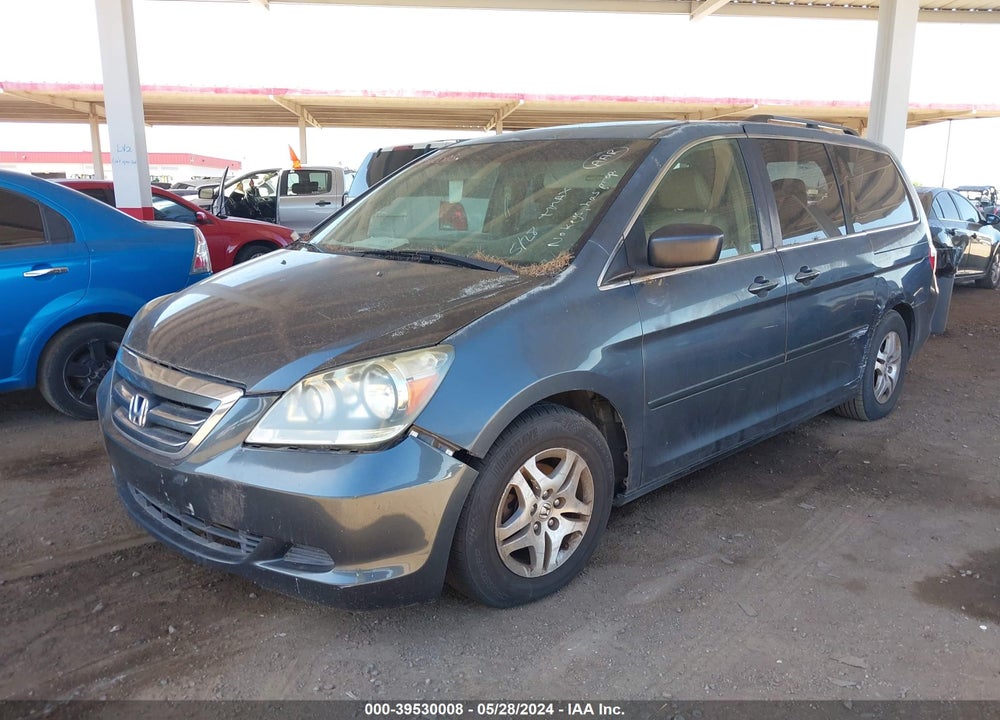 2005 HONDA ODYSSEY EX-L VIN: 5FNRL38695B038862