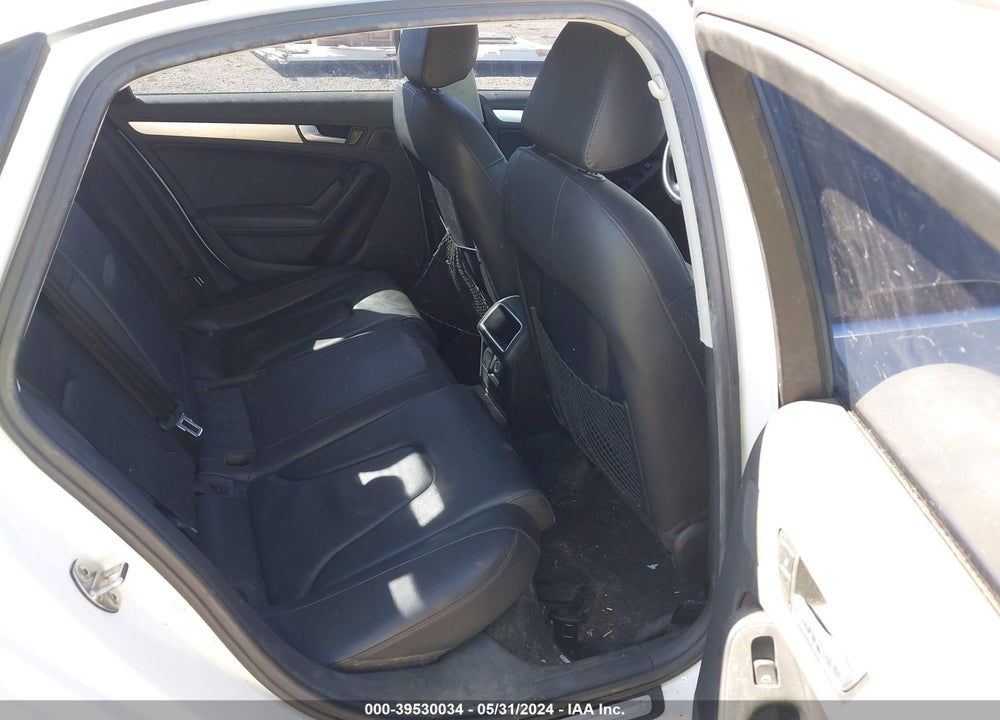 2012 AUDI A4 2.0T PREMIUM VIN: WAUBFAFL5CN016049