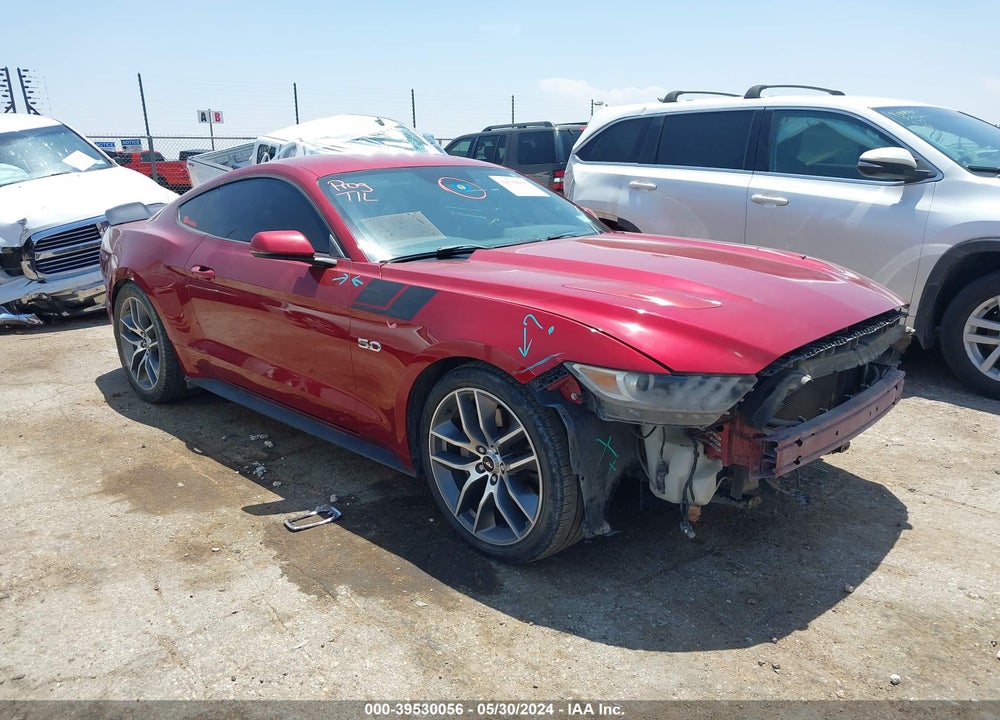 2016 FORD MUSTANG GT PREMIUM VIN: 1FA6P8CF2G5302963