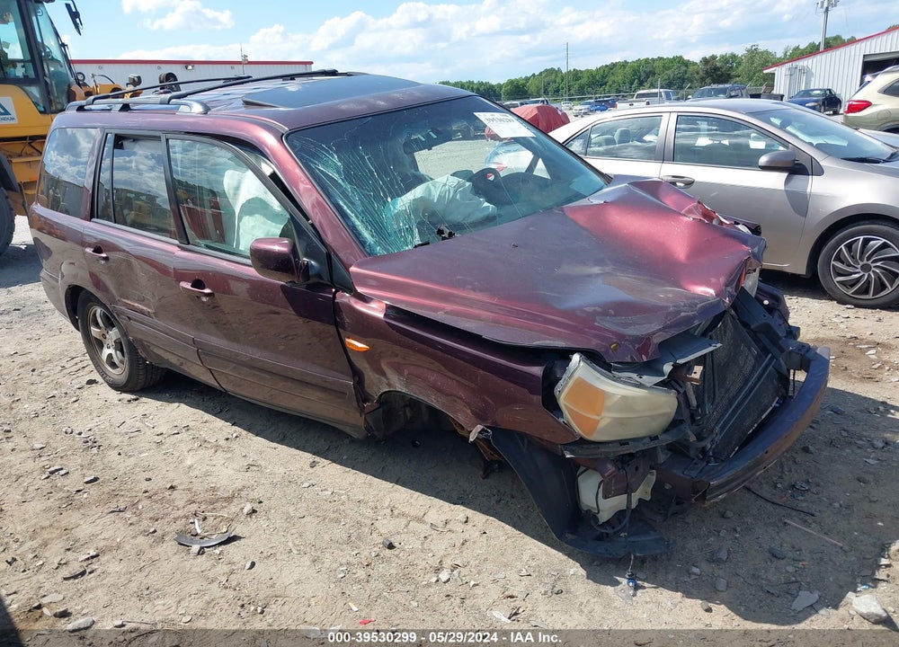 2008 HONDA PILOT SE VIN: 5FNYF18308B048018