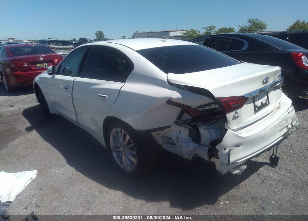 2021 INFINITI Q50 LUXE AWD VIN: JN1EV7BR3MM753647