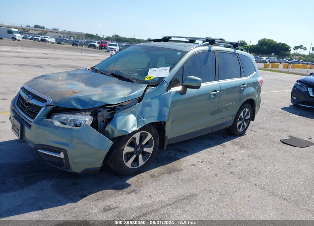 2018 SUBARU FORESTER 2.5I LIMITED VIN: JF2SJARC9JH498387