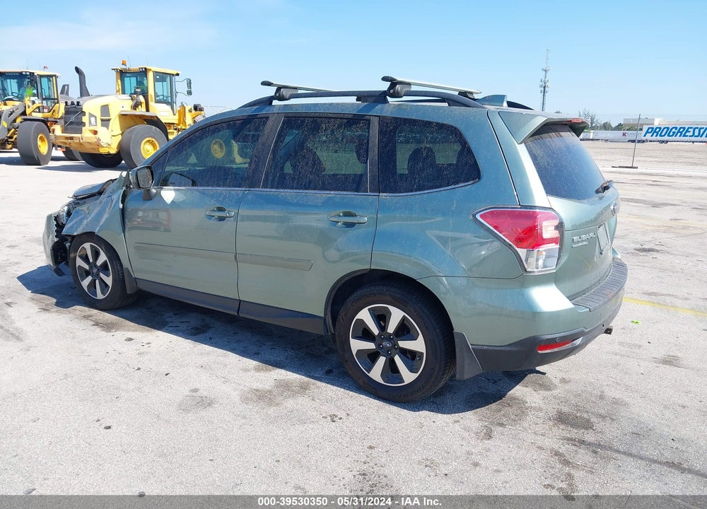 2018 SUBARU FORESTER 2.5I LIMITED VIN: JF2SJARC9JH498387