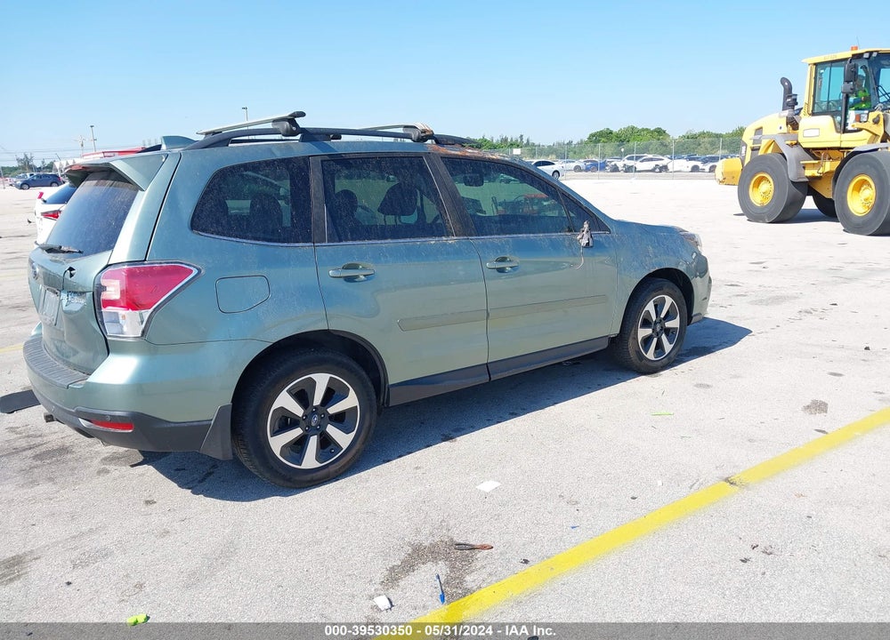 2018 SUBARU FORESTER 2.5I LIMITED VIN: JF2SJARC9JH498387
