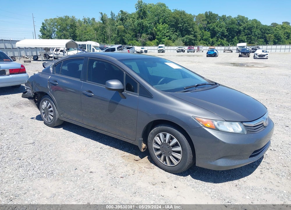 2012 HONDA CIVIC LX VIN: 2HGFB2F58CH515218