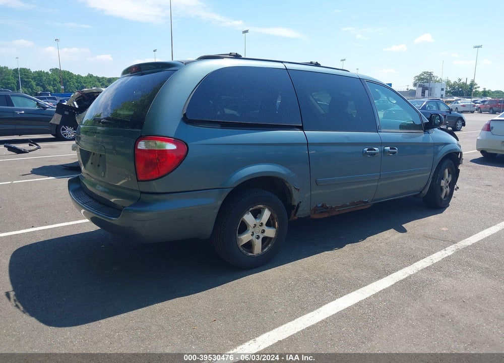 2006 DODGE GRAND CARAVAN SXT VIN: 2D4GP44L26R854382
