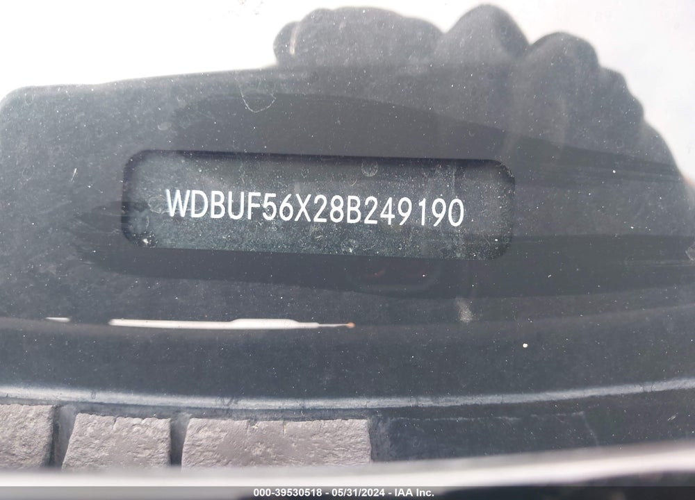 2008 MERCEDES-BENZ E 350 VIN: WDBUF56X28B249190