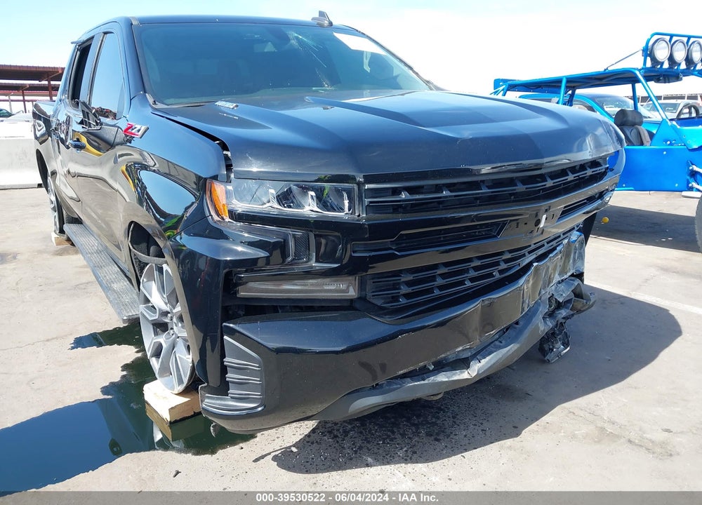 2021 CHEVROLET SILVERADO 1500 4WD SHORT BED RST VIN: 3GCUYEET5MG339011