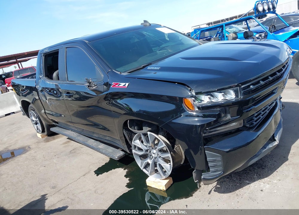 2021 CHEVROLET SILVERADO 1500 4WD SHORT BED RST VIN: 3GCUYEET5MG339011
