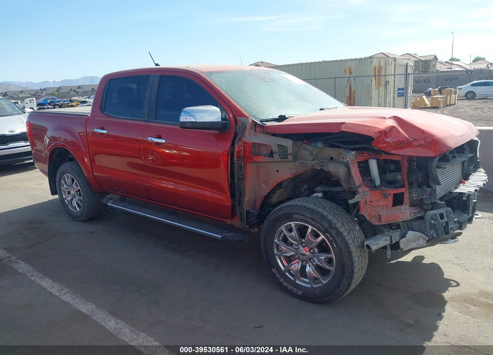 2019 RANGER FORD  LARIAT VIN: 1FTER4FH9KLA50395