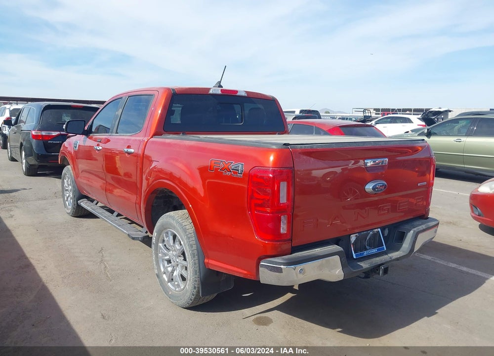 2019 RANGER FORD  LARIAT VIN: 1FTER4FH9KLA50395