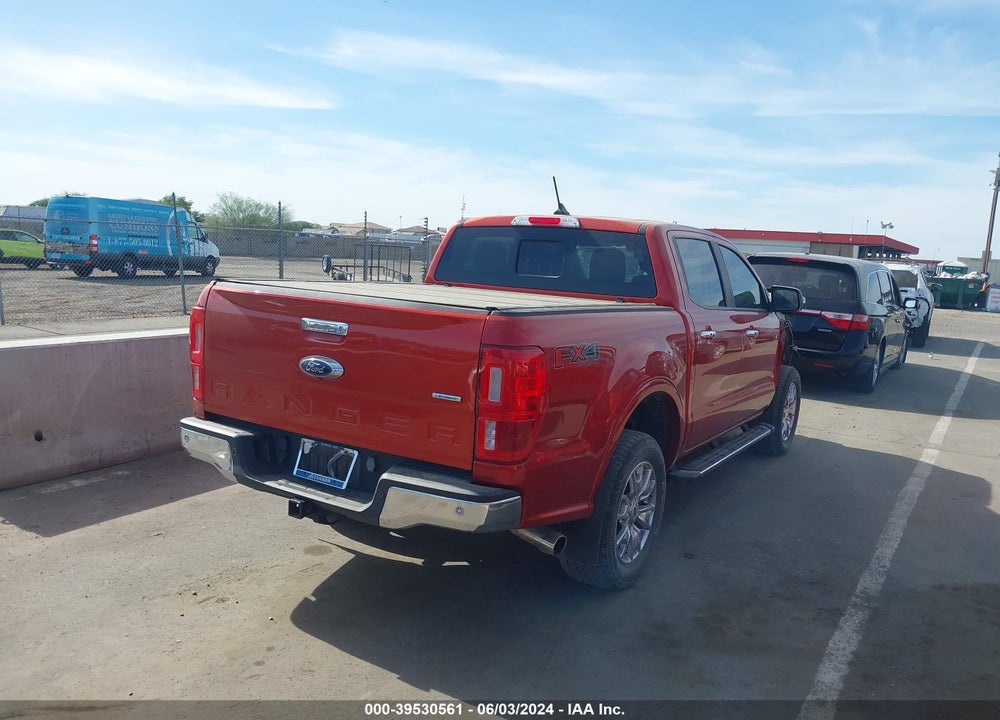2019 RANGER FORD  LARIAT VIN: 1FTER4FH9KLA50395