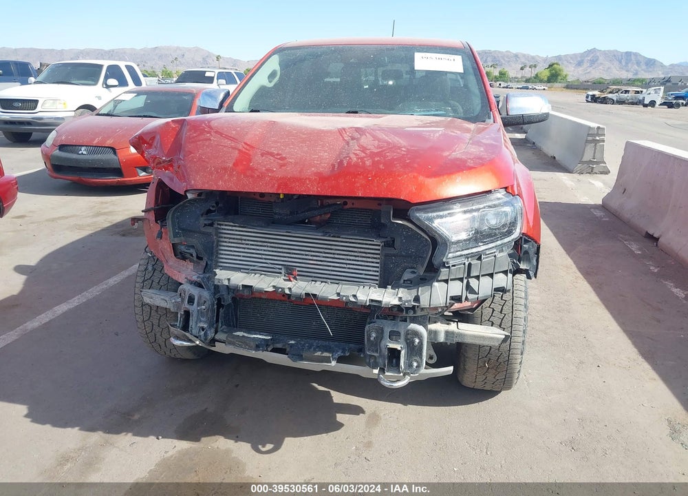 2019 RANGER FORD  LARIAT VIN: 1FTER4FH9KLA50395