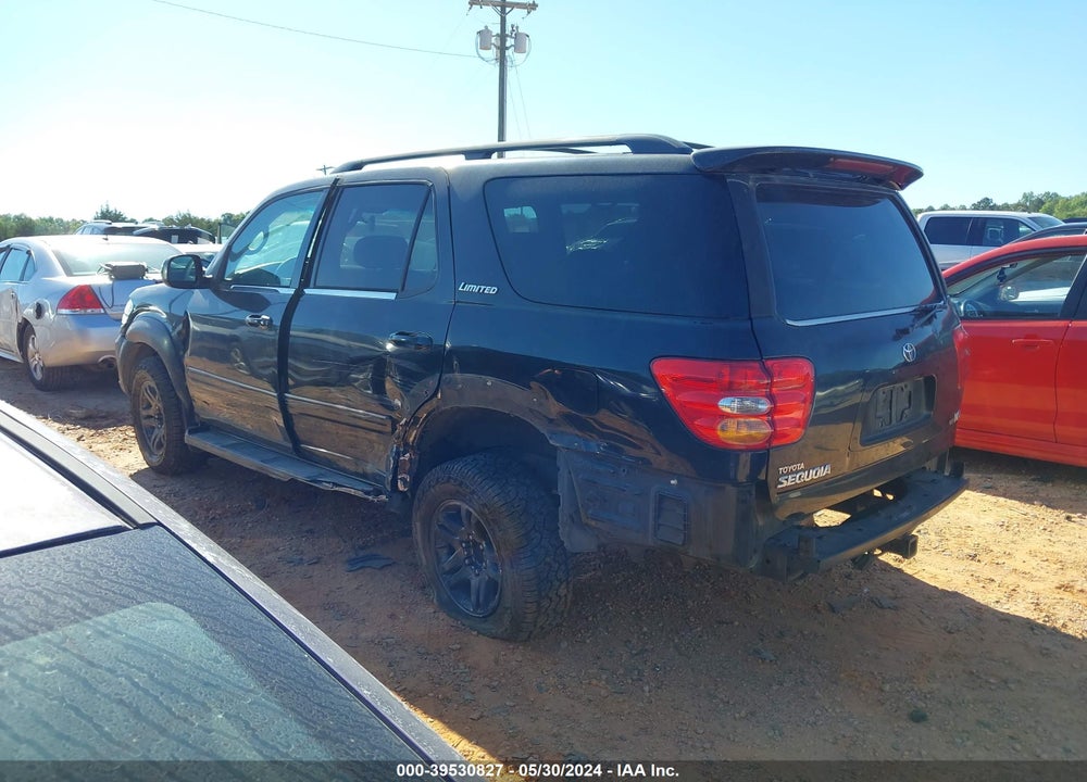 2003 TOYOTA SEQUOIA LIMITED V8 VIN: 5TDZT38A53S194085