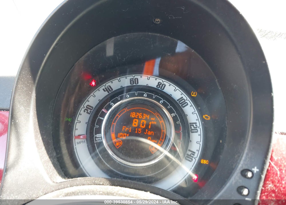 2012 FIAT 500 POP VIN: 3C3CFFAR2CT125265