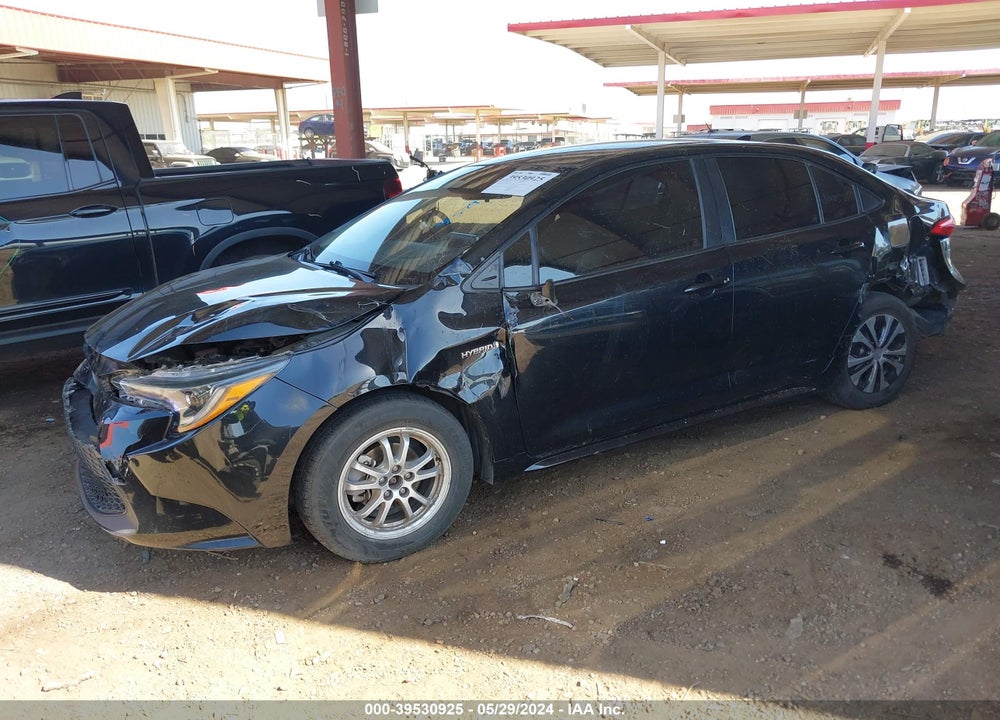 2021 TOYOTA COROLLA HYBRID LE VIN: JTDEAMDE0MJ004159