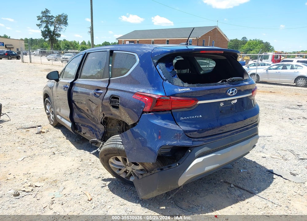 2020 HYUNDAI SANTA FE SE VIN: 5NMS23AD4LH172543