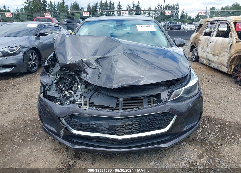 2017 CHEVROLET CRUZE LT AUTO VIN: 1G1BE5SM0H7102952