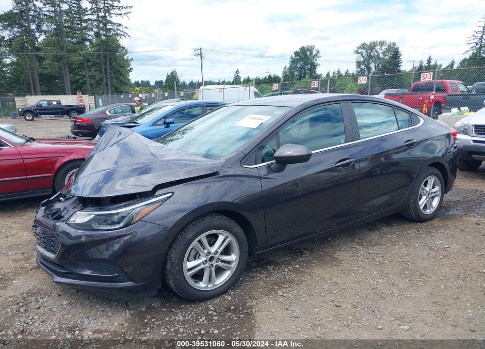 2017 CHEVROLET CRUZE LT AUTO VIN: 1G1BE5SM0H7102952