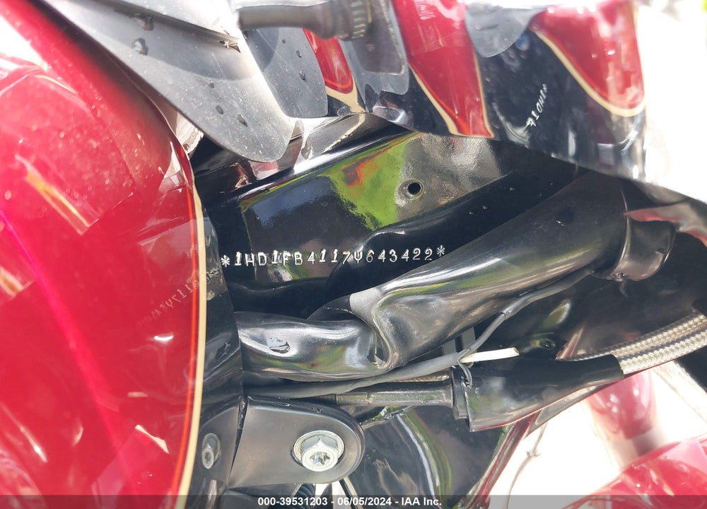 2007 HARLEY-DAVIDSON FLHR VIN: 1HD1FB4117Y643422