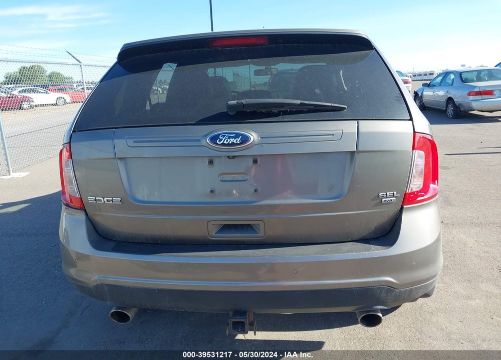 2013 FORD EDGE SEL VIN: 2FMDK4JC6DBC89185