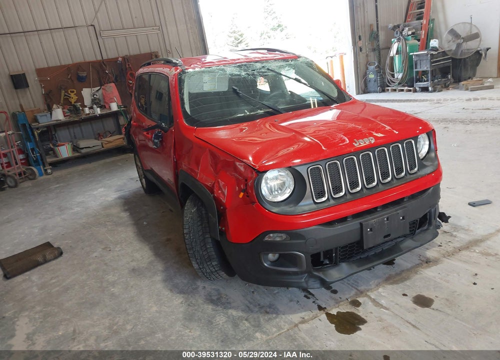 2017 JEEP RENEGADE LATITUDE FWD VIN: ZACCJABB2HPE91367