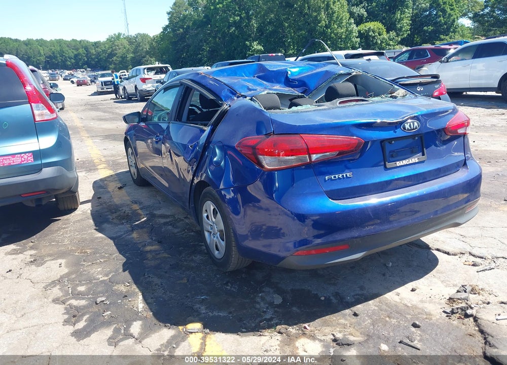 2017 KIA FORTE LX VIN: 3KPFK4A71HE057222