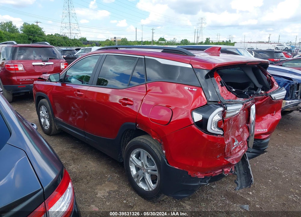 2022 GMC TERRAIN AWD SLE VIN: 3GKALTEV3NL221219