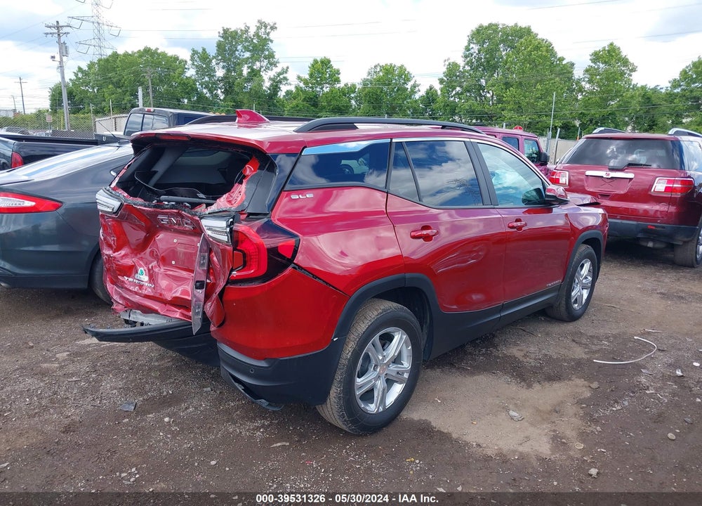 2022 GMC TERRAIN AWD SLE VIN: 3GKALTEV3NL221219